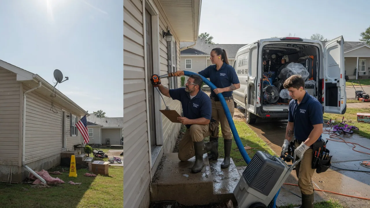 Ceiling Water Damage Restoration in Riesel, TX near me